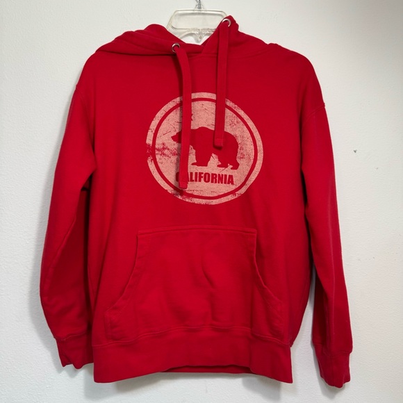 Motif Apparel Red Pullover Hoodie Size S - Picture 1 of 8